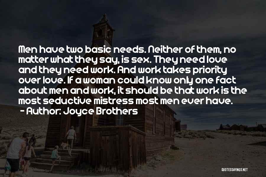 Love Of Two Brothers Quotes By Joyce Brothers