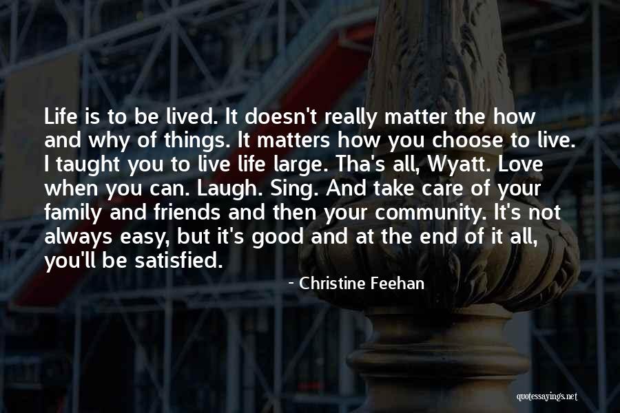 Love Of Your Family Quotes By Christine Feehan Love Of Your Family Quotes By Christine Feehan