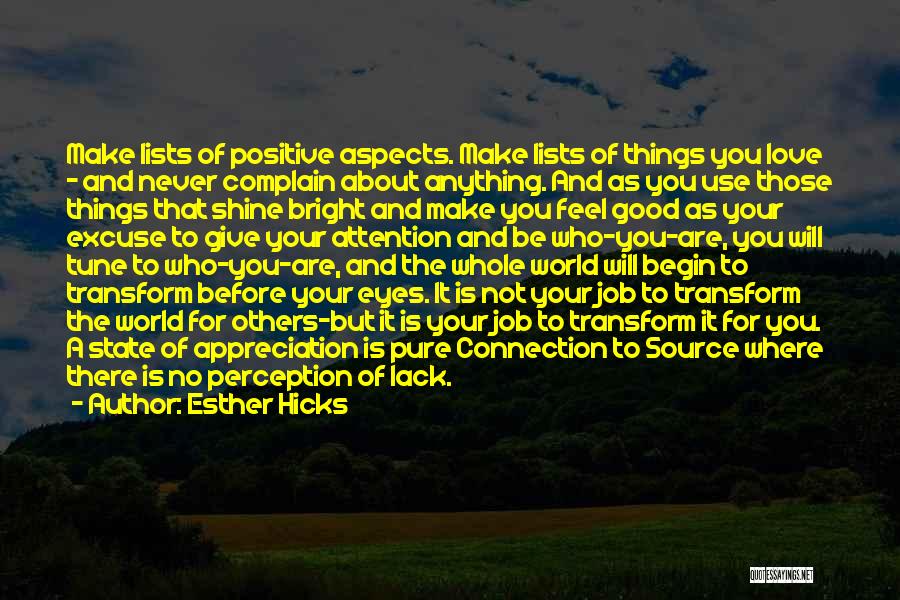 Love Of Your Job Quotes By Esther Hicks