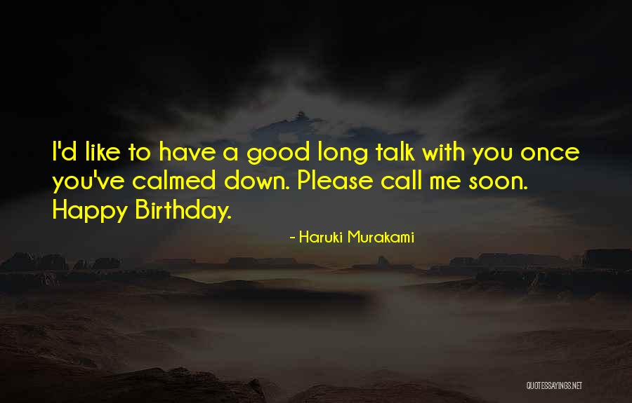 Love On Her Birthday Quotes By Haruki Murakami