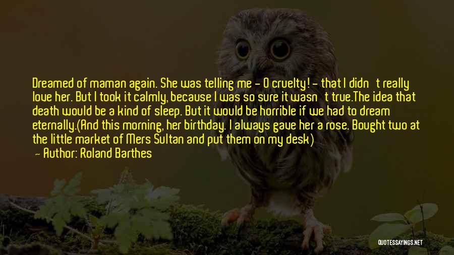 Love On Her Birthday Quotes By Roland Barthes