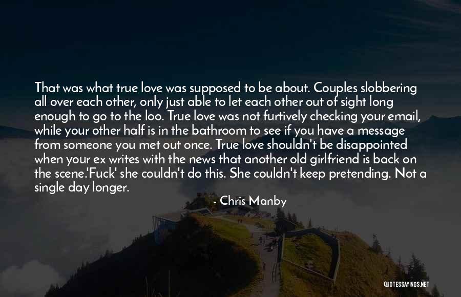 Love On Sight Quotes By Chris Manby