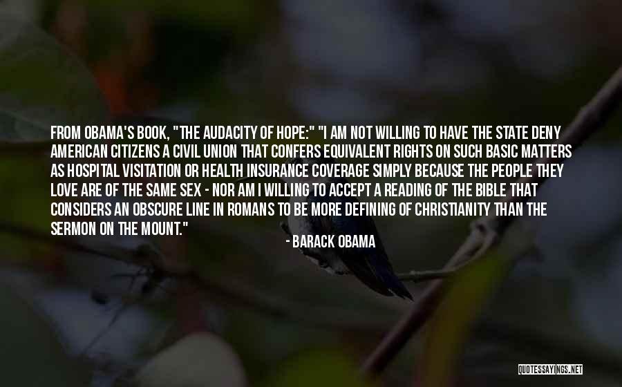 Love On The Bible Quotes By Barack Obama