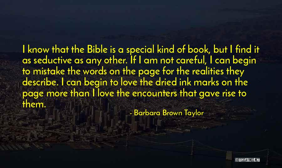 Love On The Bible Quotes By Barbara Brown Taylor