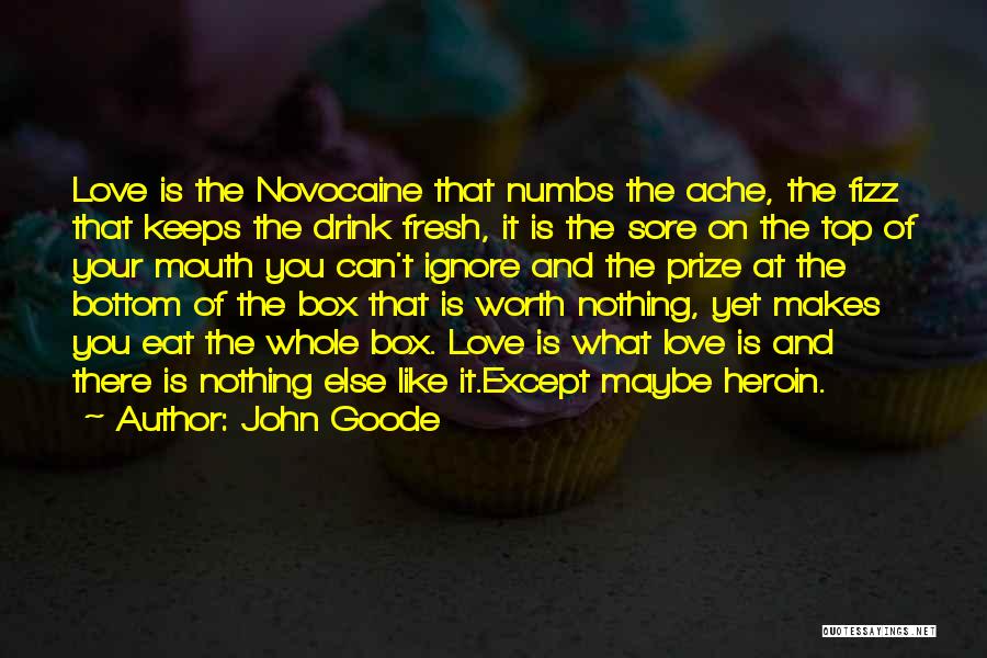 Love On Top Quotes By John Goode