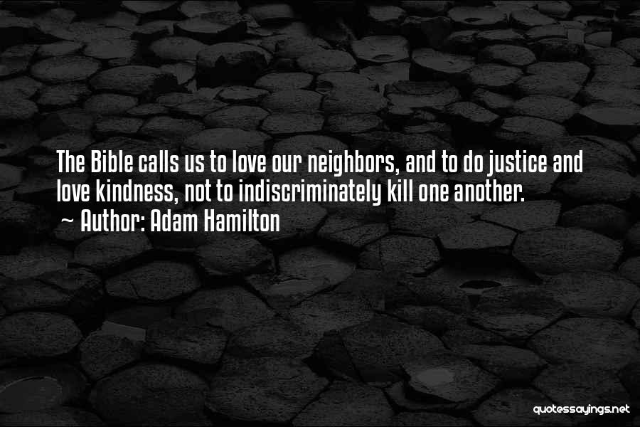 Love One Another Bible Quotes By Adam Hamilton