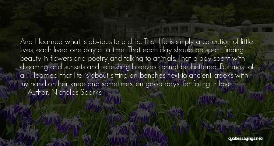 Love One Day At A Time Quotes By Nicholas Sparks