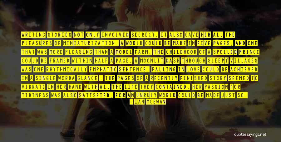 Love One Sentence Quotes By Ian McEwan Love One Sentence Quotes By Ian McEwan