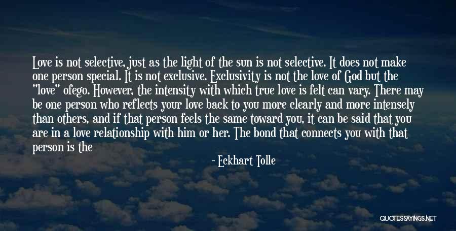 Love Only One Person Quotes By Eckhart Tolle Love Only One Person Quotes By Eckhart Tolle
