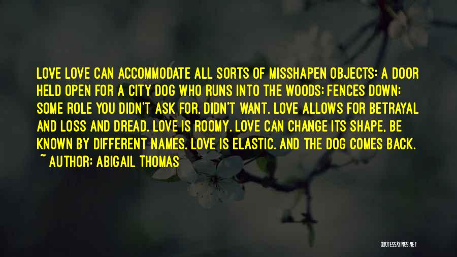 Love Open Door Quotes By Abigail Thomas