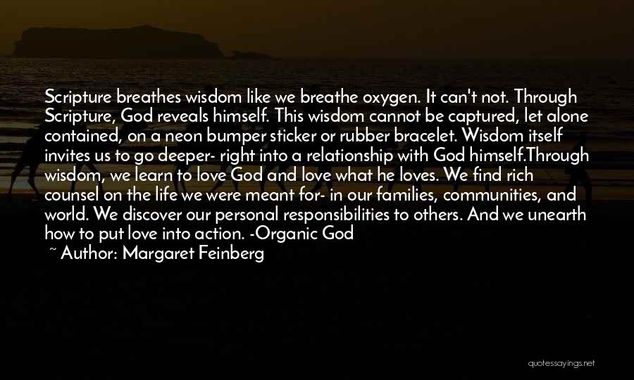 Love Organic Quotes By Margaret Feinberg