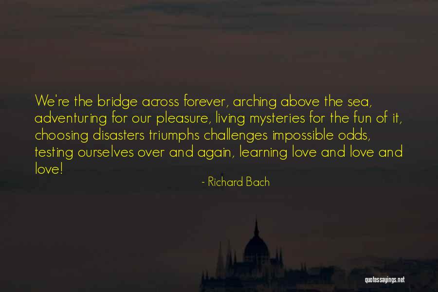 Love Other Disasters Quotes By Richard Bach