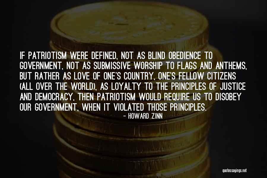 Love Our Country Quotes By Howard Zinn Love Our Country Quotes By Howard Zinn