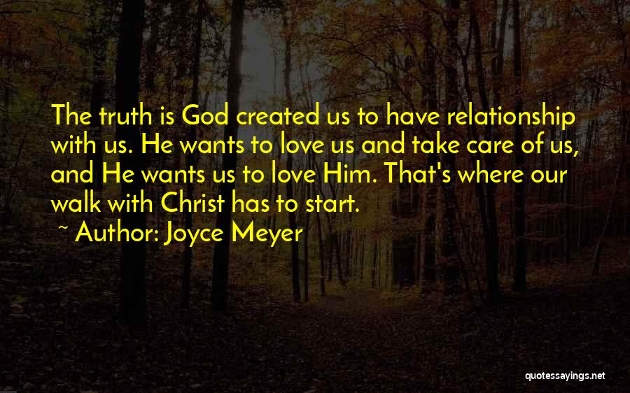 Love Our Relationship Quotes By Joyce Meyer