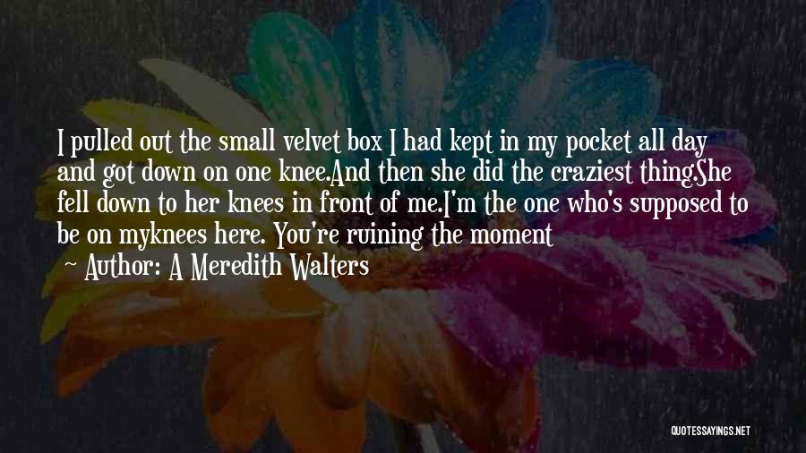 Love Out Box Quotes By A Meredith Walters