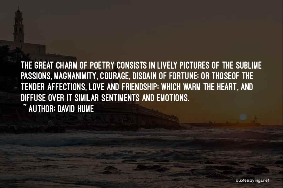 Love Over Friendship Quotes By David Hume