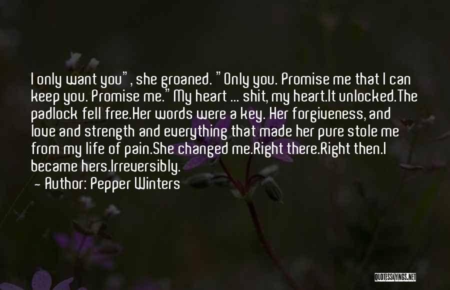 Love Padlock Quotes By Pepper Winters