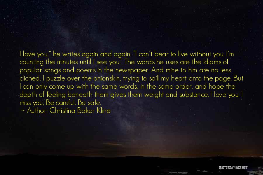 Love Page Quotes By Christina Baker Kline