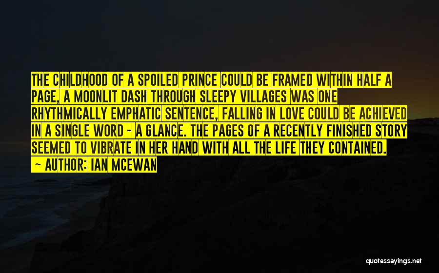 Love Page Quotes By Ian McEwan