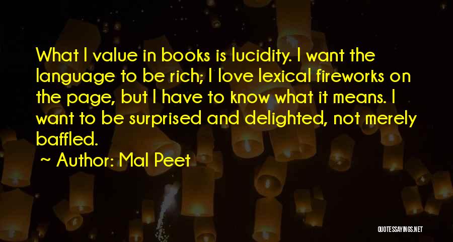 Love Page Quotes By Mal Peet