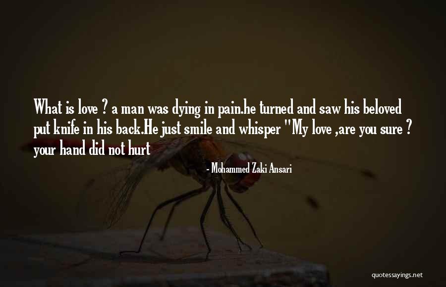 Love Pain Quotes By Mohammed Zaki Ansari