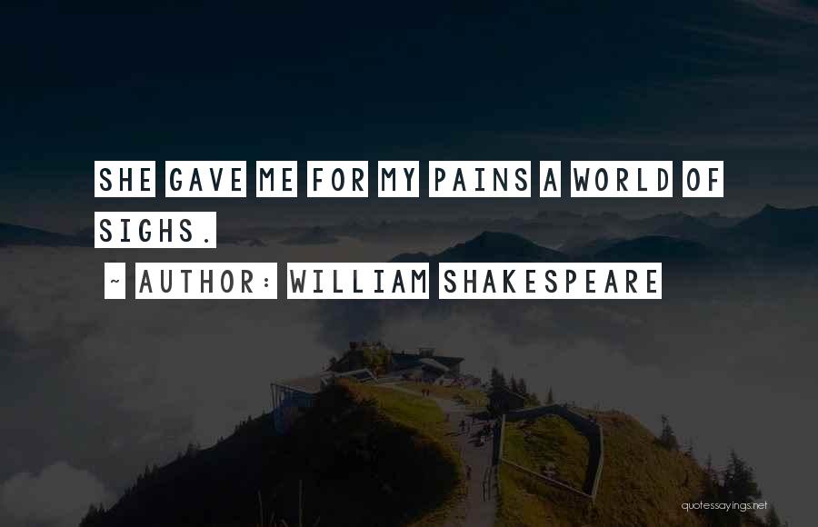 Love Pains Quotes By William Shakespeare