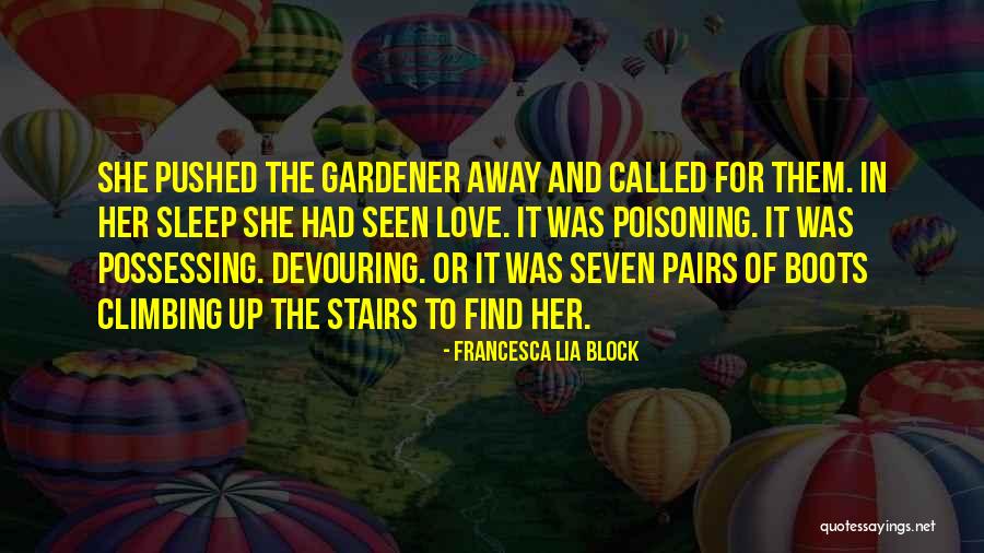 Love Pairs Quotes By Francesca Lia Block