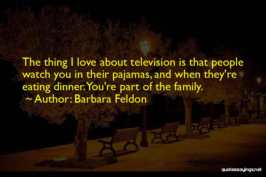 Love Pajamas Quotes By Barbara Feldon