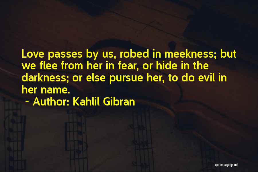 Love Passes Quotes By Kahlil Gibran