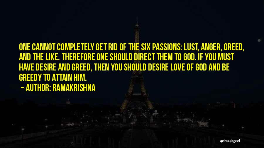 Love Passion Desire Quotes By Ramakrishna