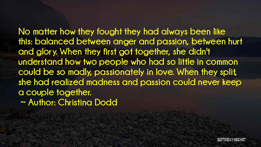 Love Passionately Quotes By Christina Dodd
