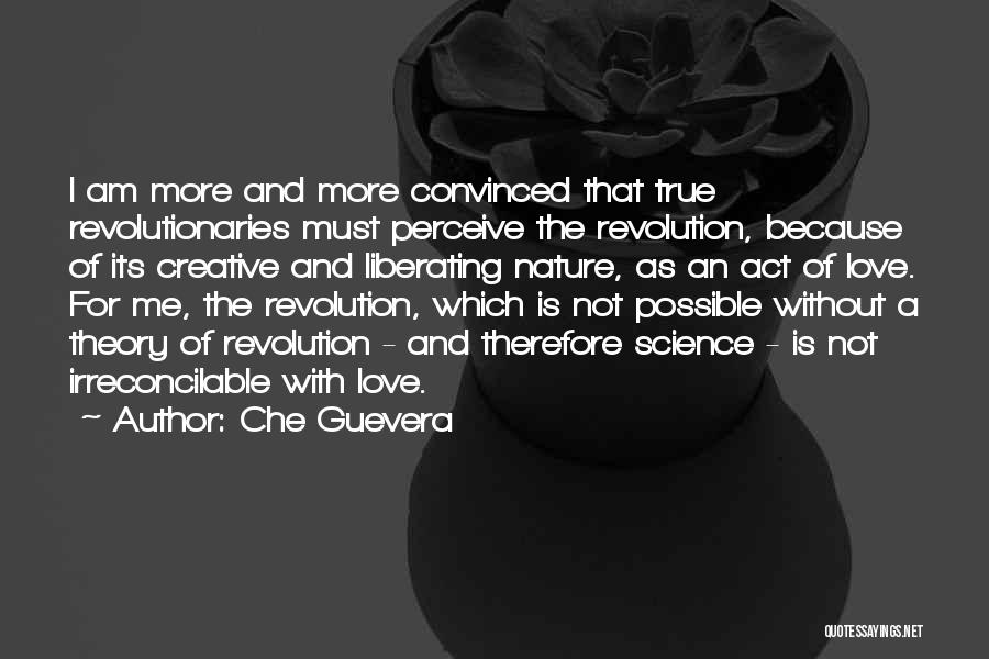 Love Perceive Quotes By Che Guevera