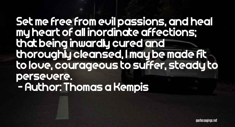 Love Persevere Quotes By Thomas A Kempis