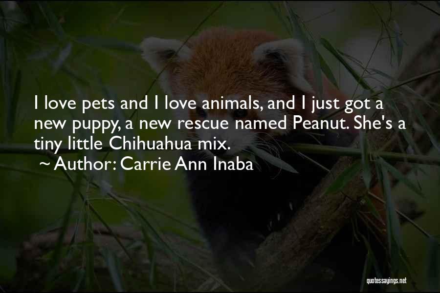 Love Pets Quotes By Carrie Ann Inaba