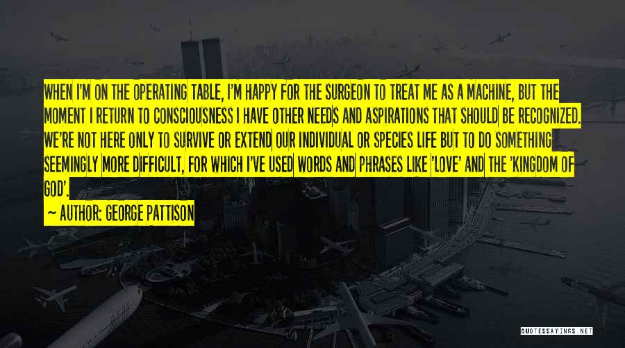 Love Phrases Quotes By George Pattison