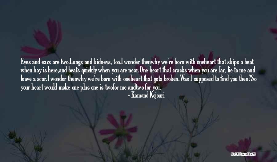 Love Poem Quotes By Kamand Kojouri