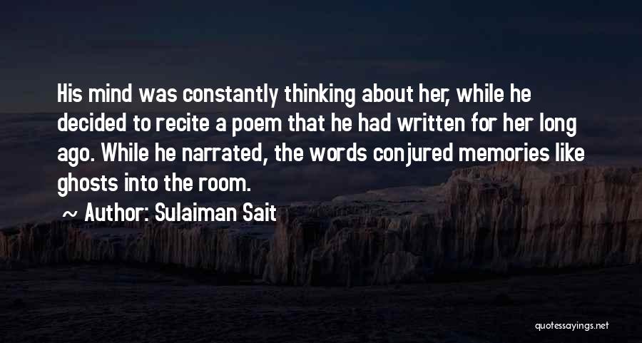 Love Poem Quotes By Sulaiman Sait