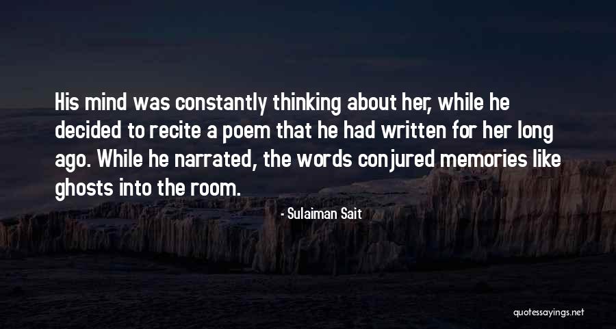 Love Poem Quotes By Sulaiman Sait