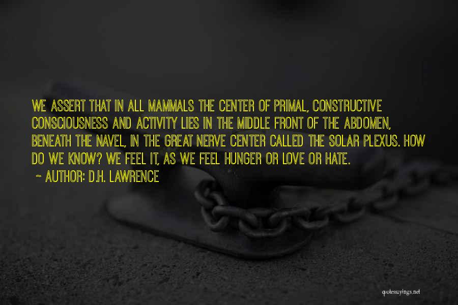 Love Primal Quotes By D.H. Lawrence