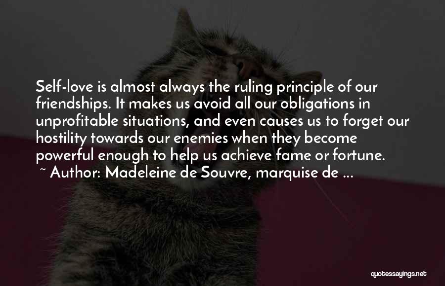 Love Principle Quotes By Madeleine De Souvre, Marquise De ...