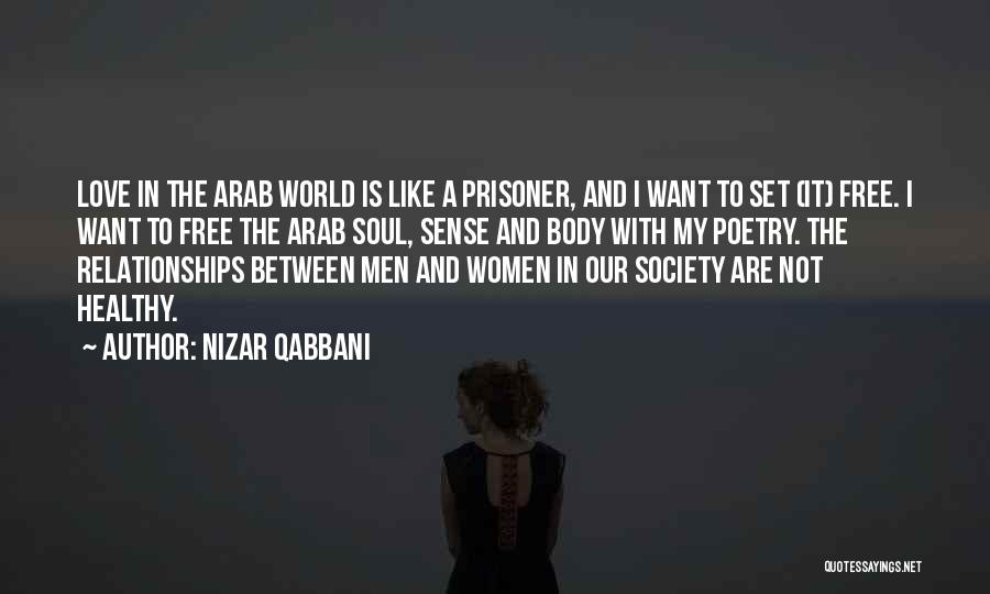 Love Prisoner Quotes By Nizar Qabbani