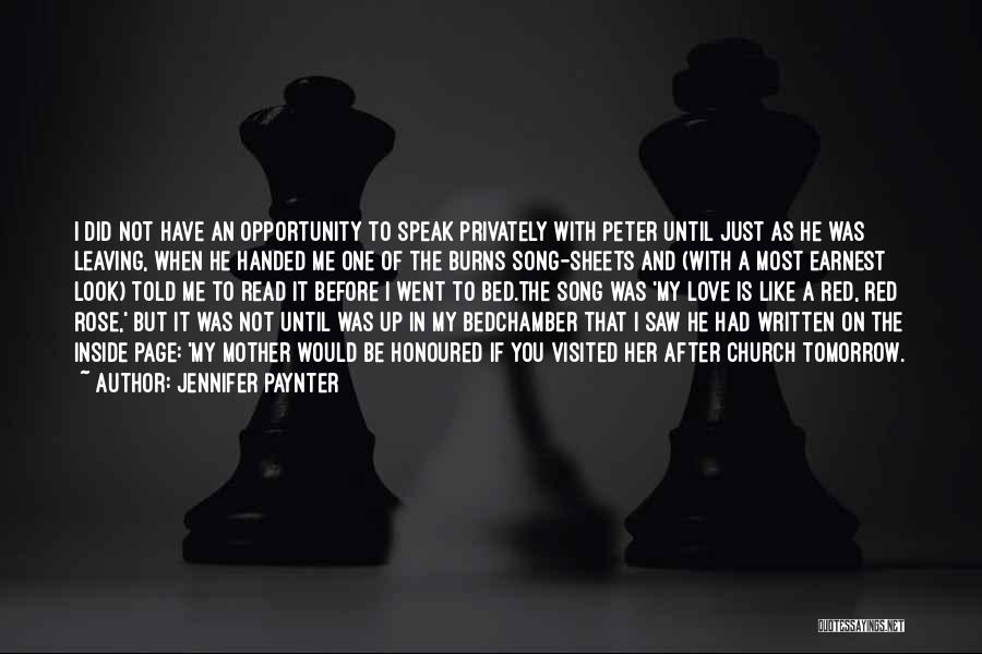 Love Privately Quotes By Jennifer Paynter