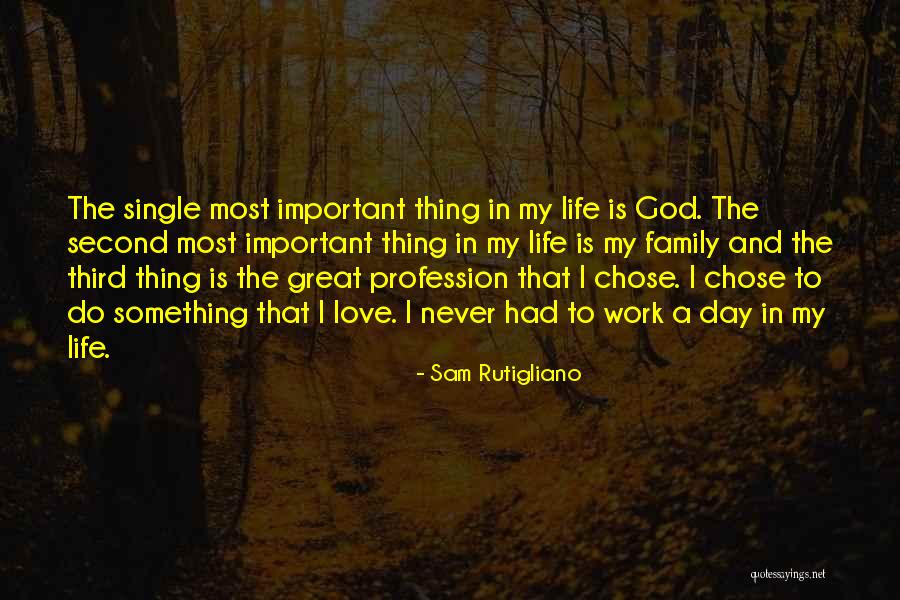 Love Profession Quotes By Sam Rutigliano