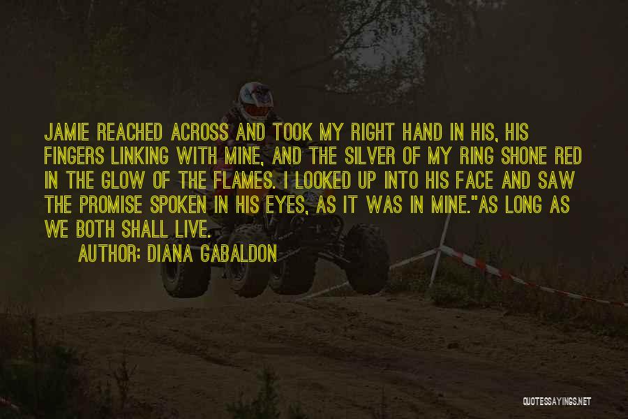 Love Promise Ring Quotes By Diana Gabaldon