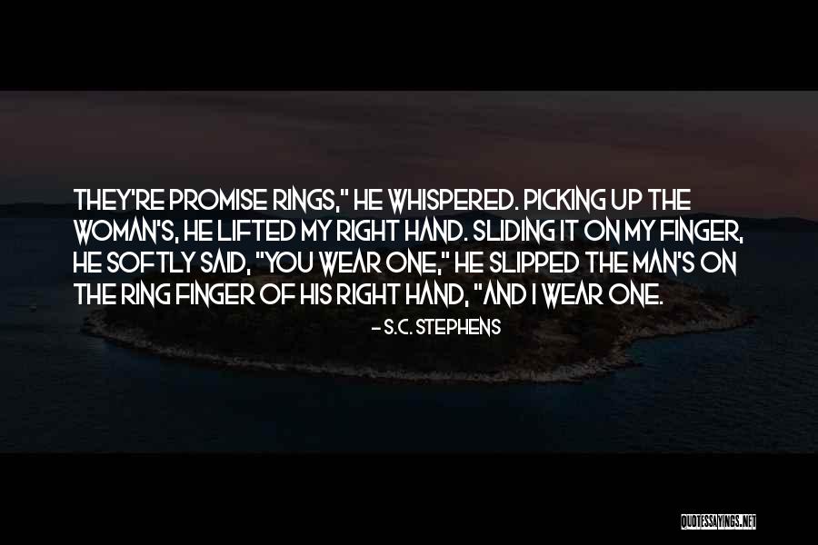 Love Promise Ring Quotes By S.C. Stephens