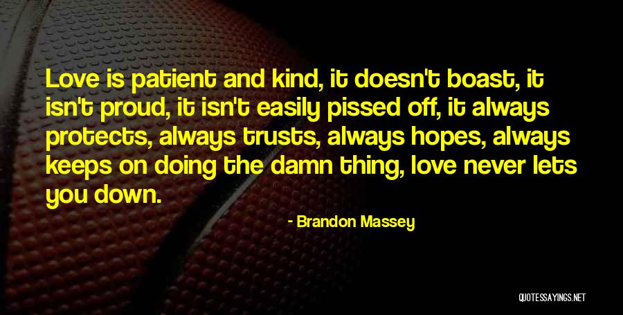 Love Protects Quotes By Brandon Massey