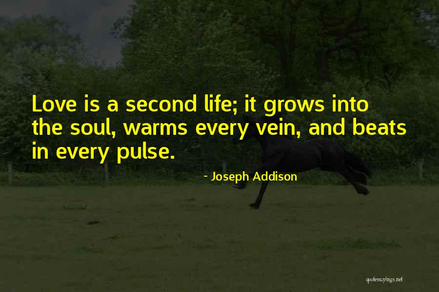 Love Pulse Quotes By Joseph Addison