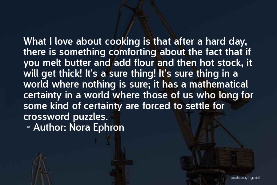 Love Puzzles Quotes By Nora Ephron