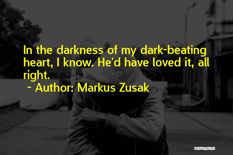 Love Qoutes Quotes By Markus Zusak