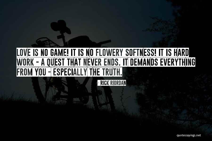 Love Quest Quotes By Rick Riordan